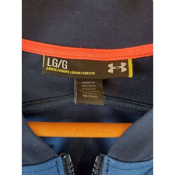 Under Armour Men's Loose Fit Full Zip Track Jacket. Size Large - Picture 5 of 5